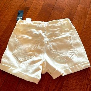 Selling White Jean shorts size 5